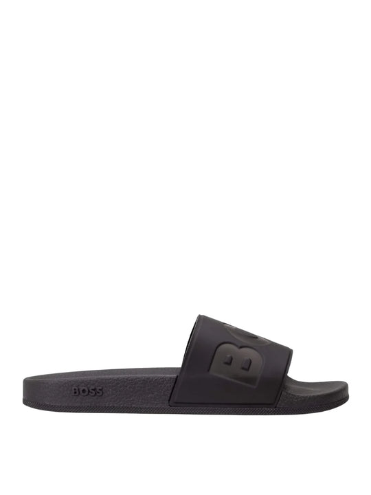 BOSS Bodywear & Swimwear Aryeh_Slid_npvlg Black Slides