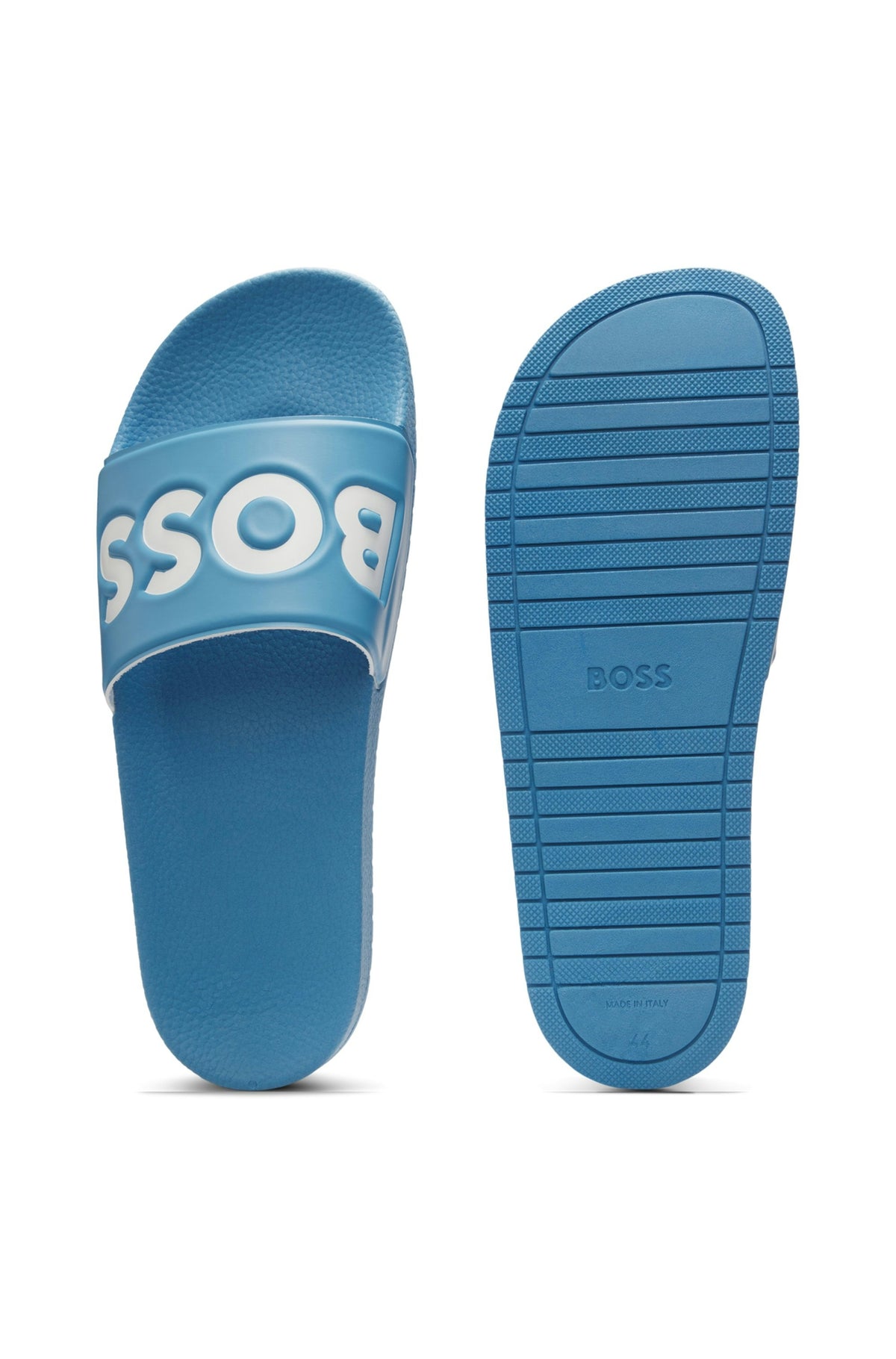 BOSS Bodywear & Swimwear Aryeh_Slid_npvlg Turquoise Slides — view 2