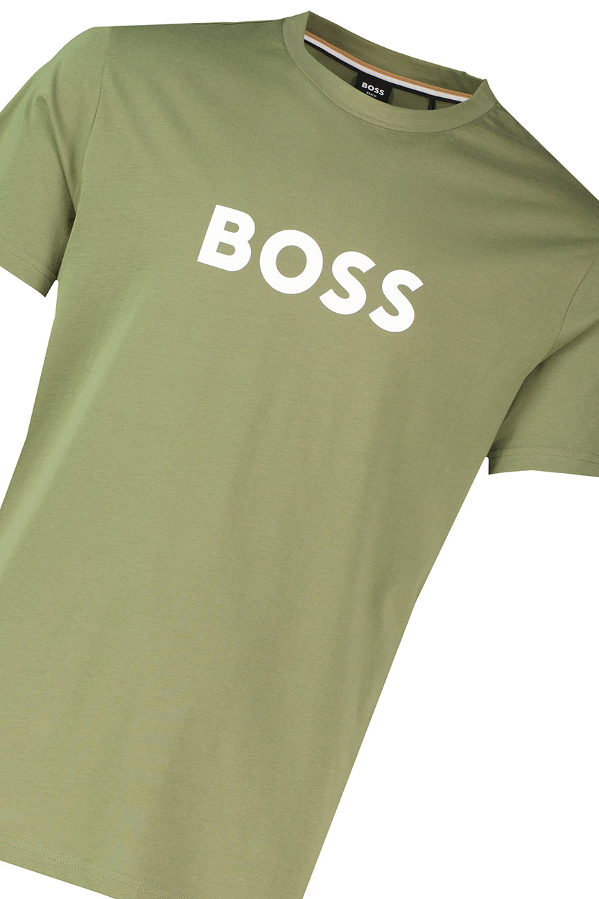 BOSS Bodywear & Swimwear T-Shirt RN Open Green T Shirt — view 3