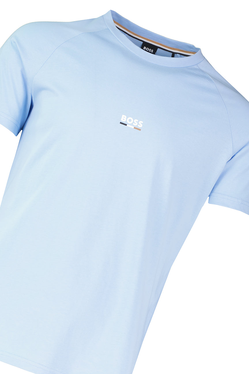 BOSS Bodywear & Swimwear T-Shirt RN Slim Fit Light/Pastel Blue T Shirt — view 3