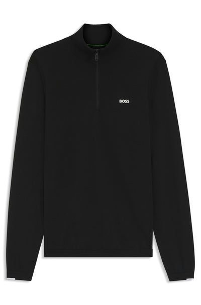 BOSS Green KN Ever-X PL Black Knitwear