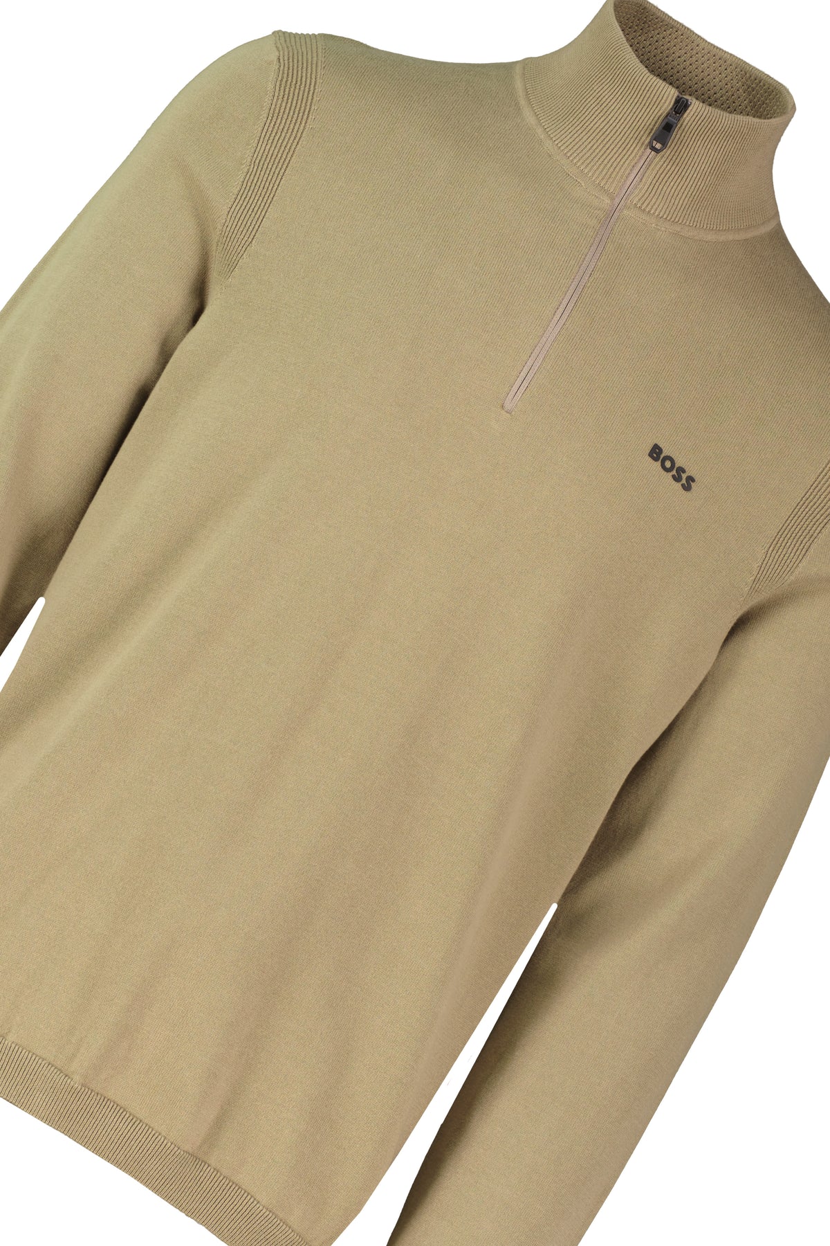 BOSS Green KN Ever-X QZ Green Light/Pastel Knitwear