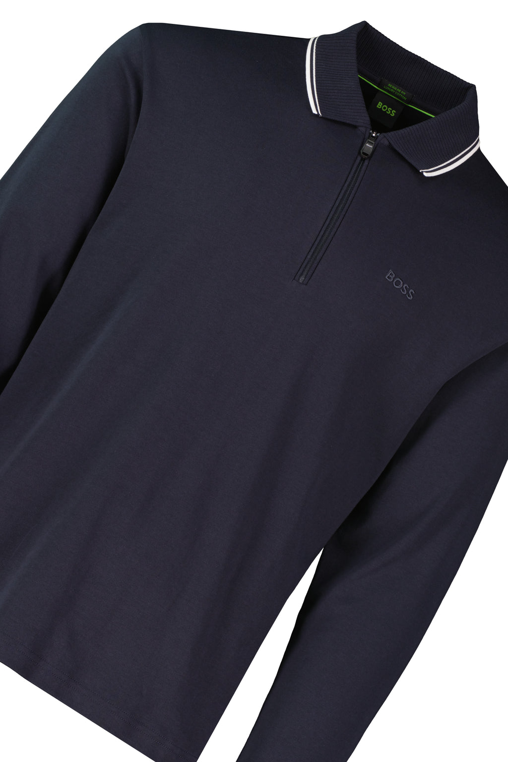 BOSS Green PL Cord Plisy Dark Blue Polo
