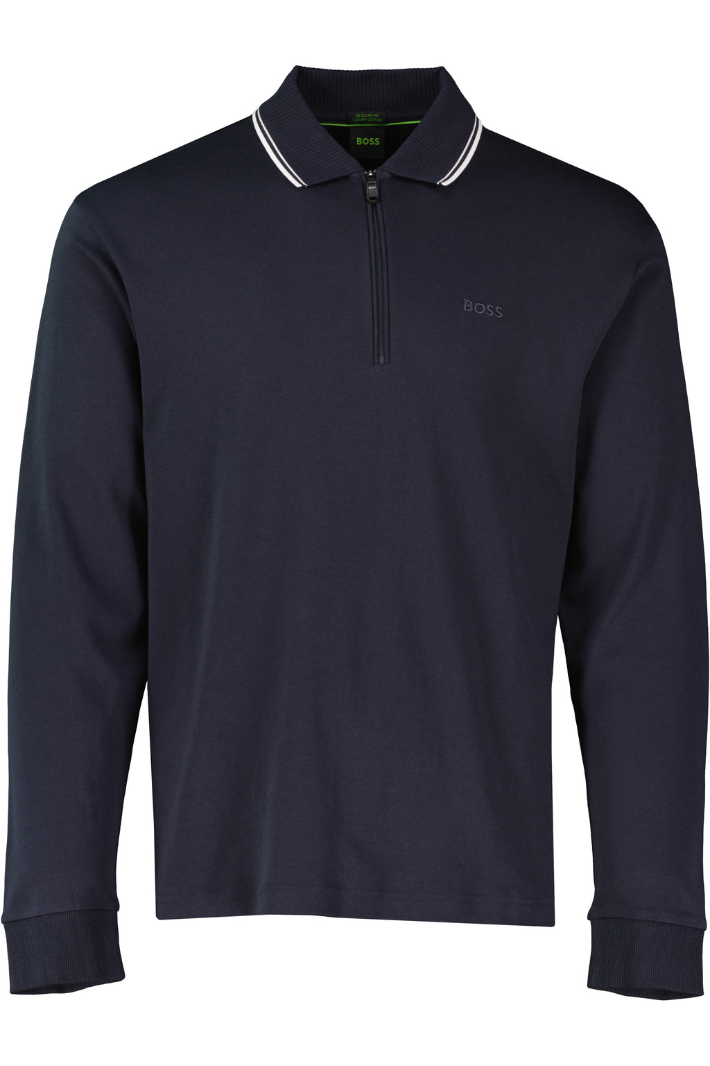 BOSS Green PL Cord Plisy Dark Blue Polo