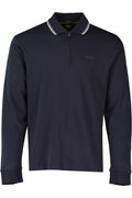 BOSS Green PL Cord Plisy Dark Blue Polo