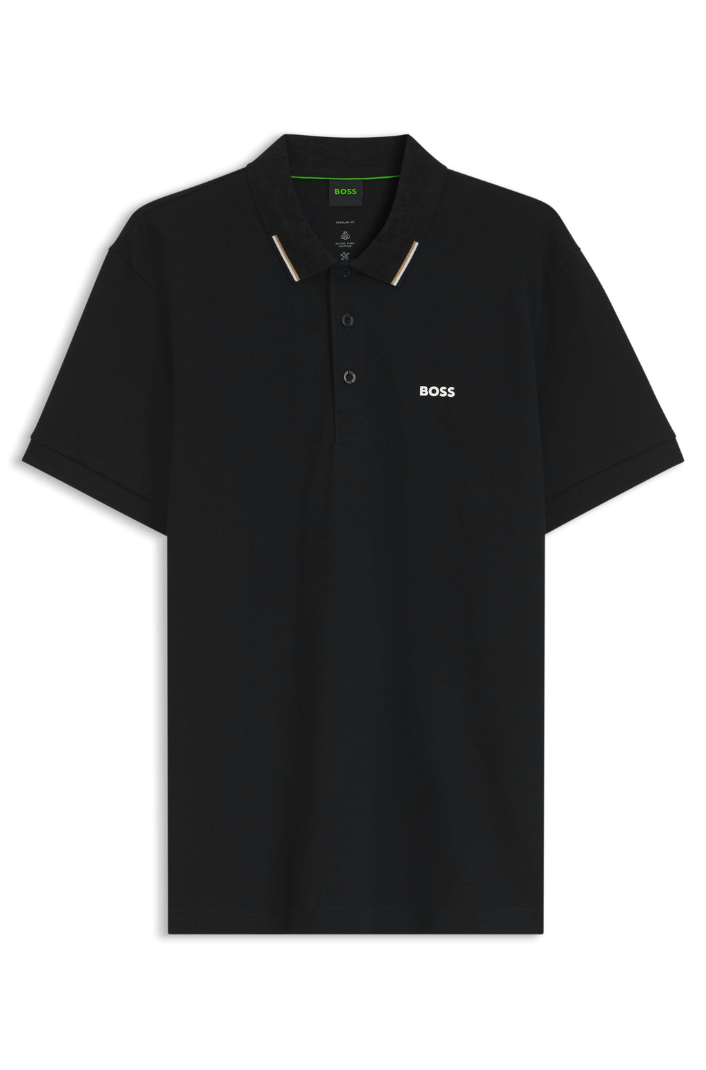BOSS Green PL GOC Swing Black Paddy Polo Shirt — view 2