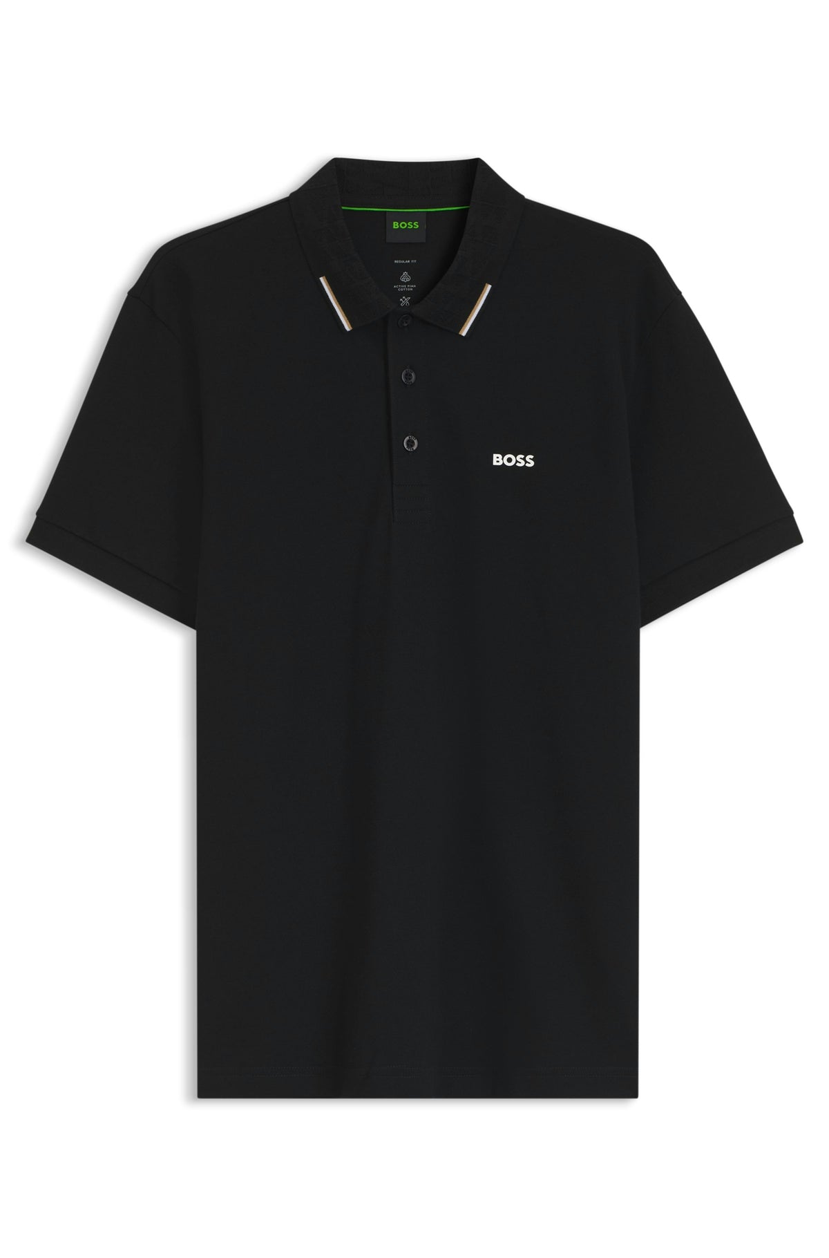 BOSS Green PL GOC Swing Black Paddy Polo Shirt — view 2