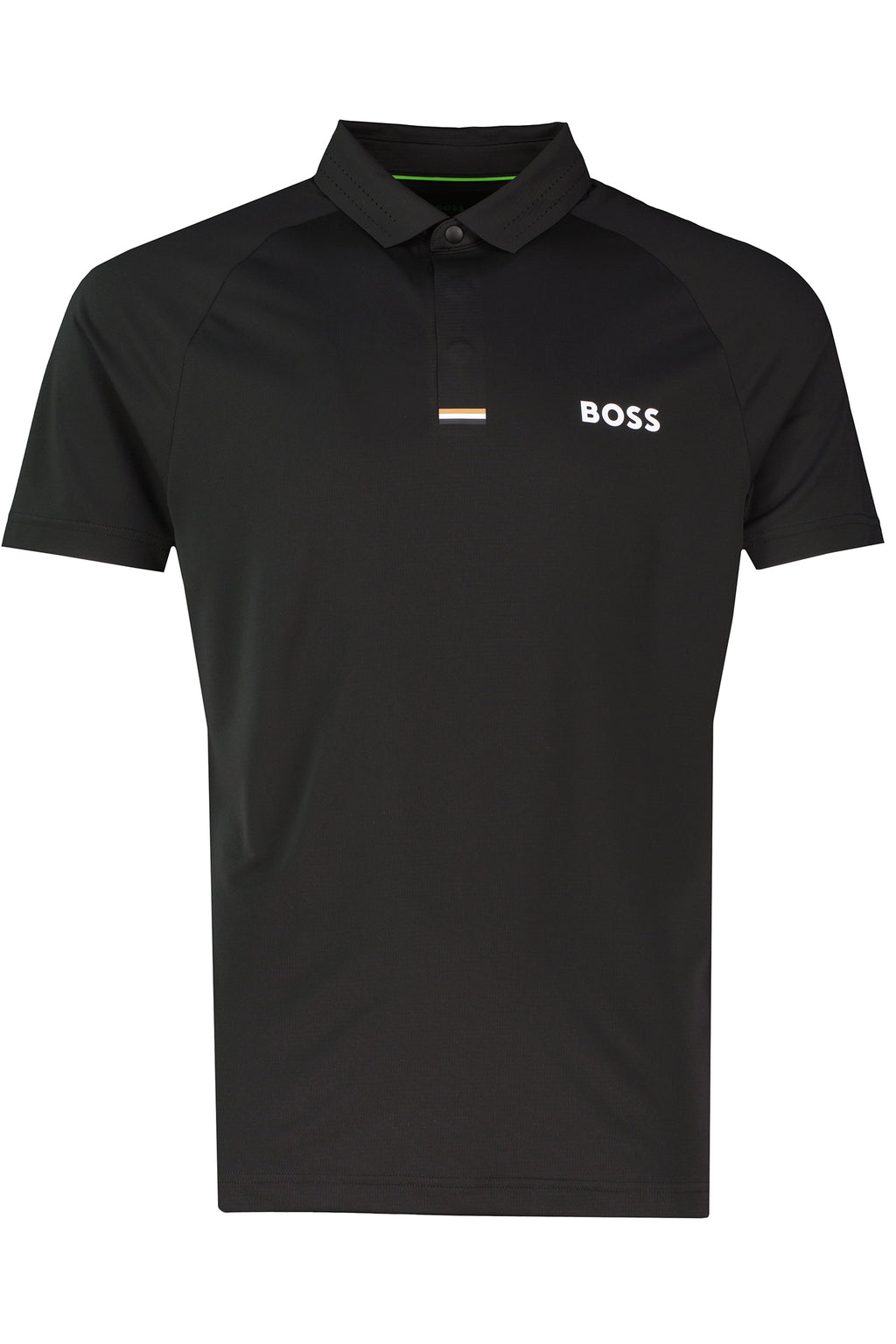 BOSS Green PL_GOC Paddytech Black Polo Shirt