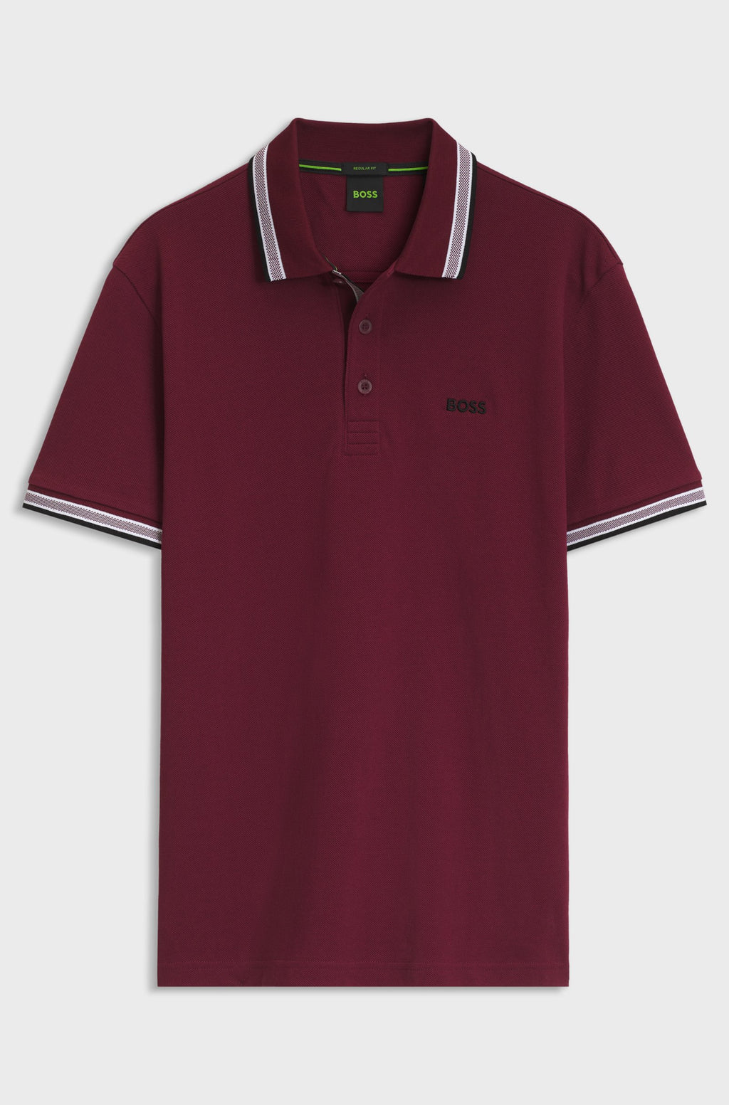 BOSS Green Paddy Dark Pink Polo Shirt