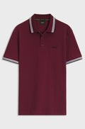 BOSS Green Paddy Dark Pink Polo Shirt