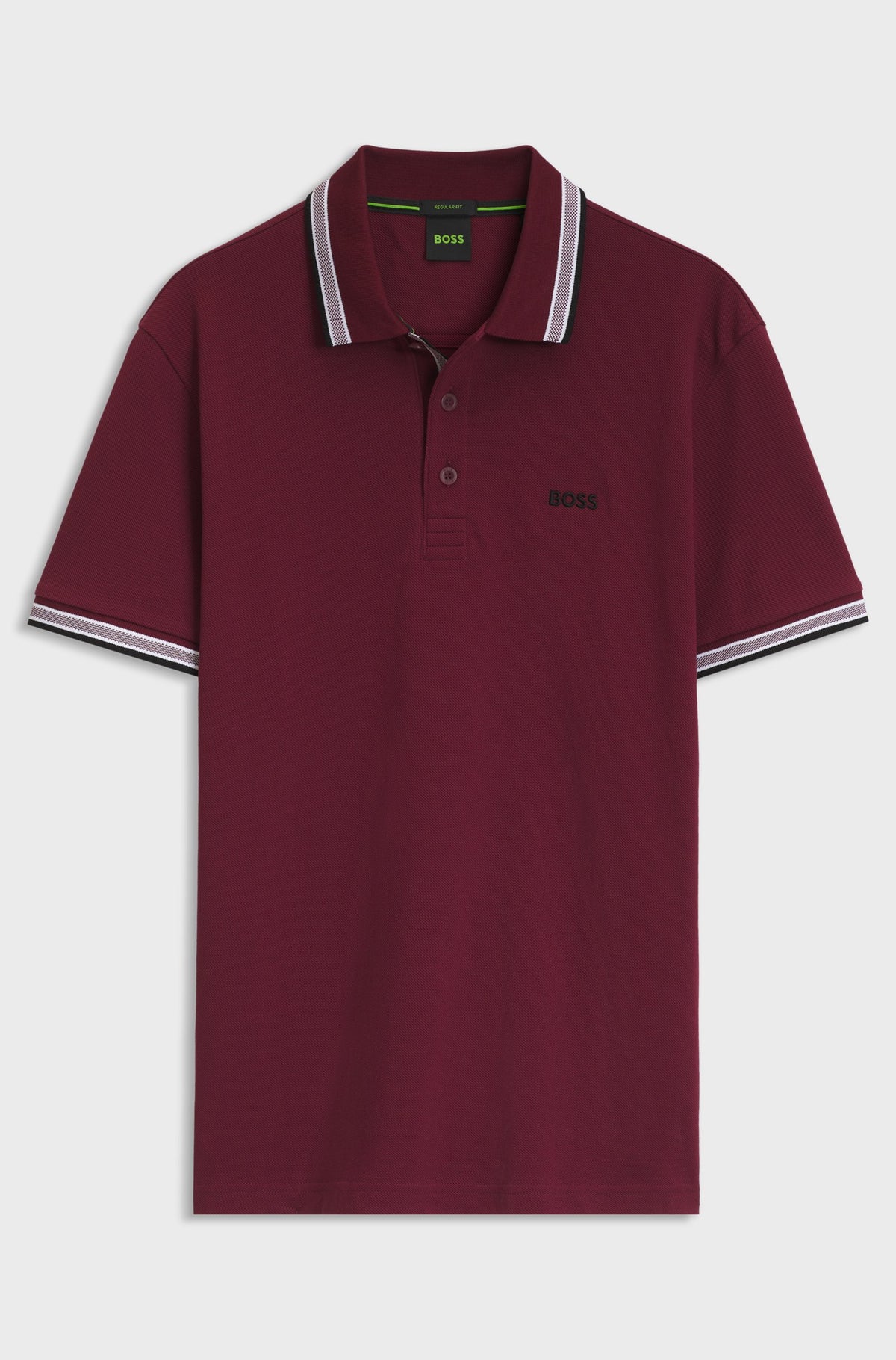 BOSS Green Paddy Dark Pink Polo Shirt