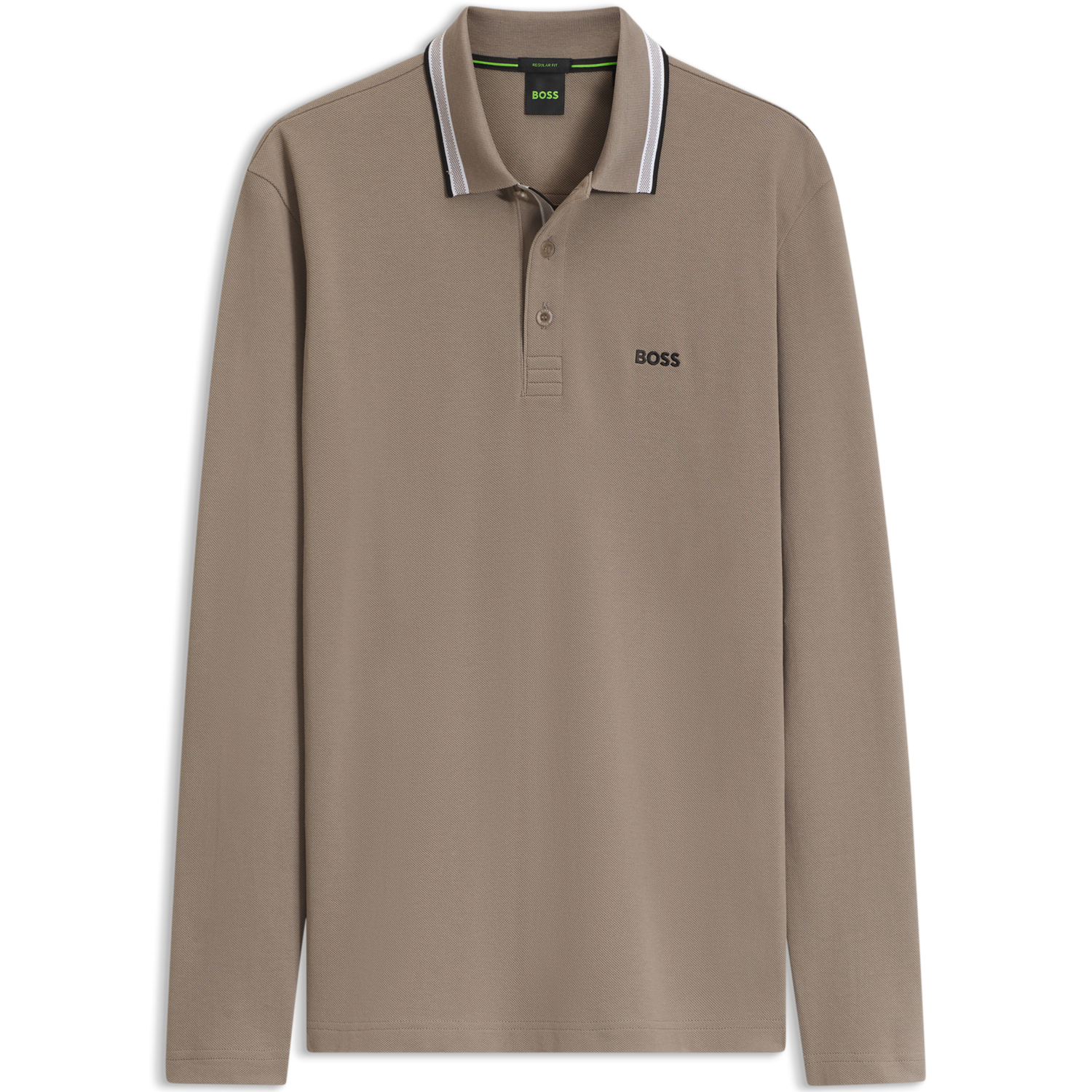 BOSS Green Plisy Light Beige Polo Shirt