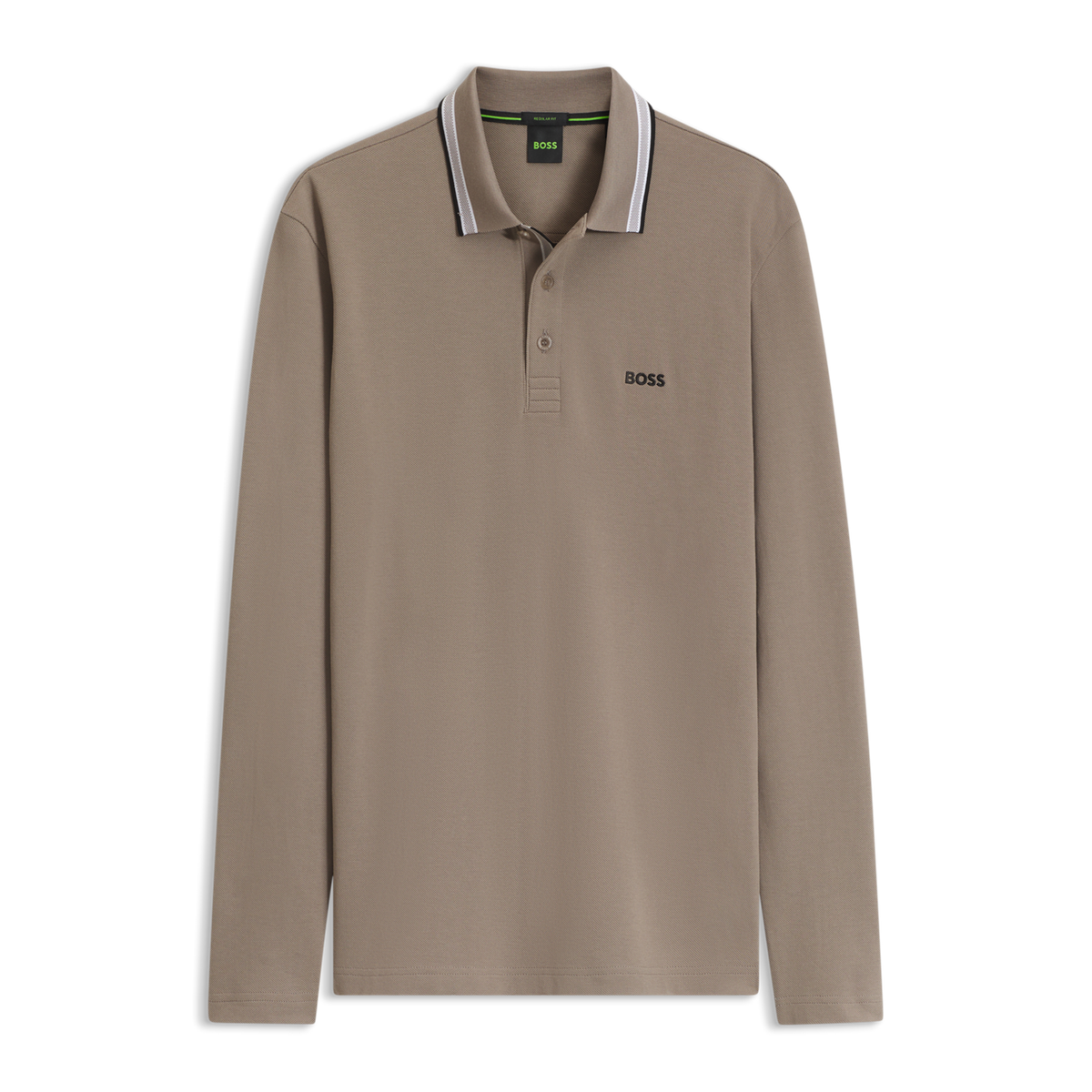 BOSS Green Plisy Light Beige Polo Shirt — view 2