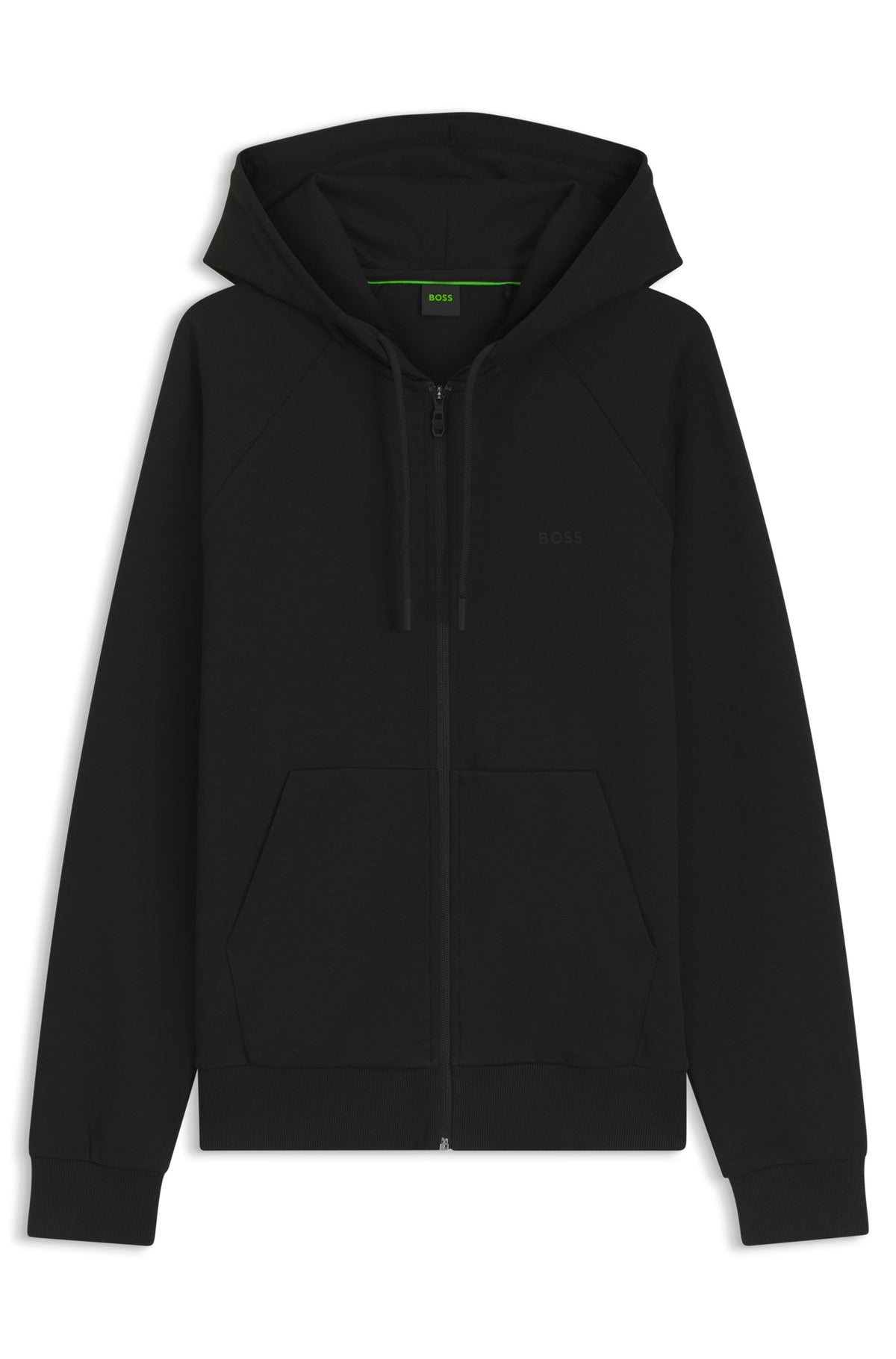 BOSS Green Saggy Black Tracksuit Jacket