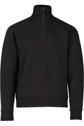 BOSS Green Sweat Black 1/4 Zip Sweatshirt