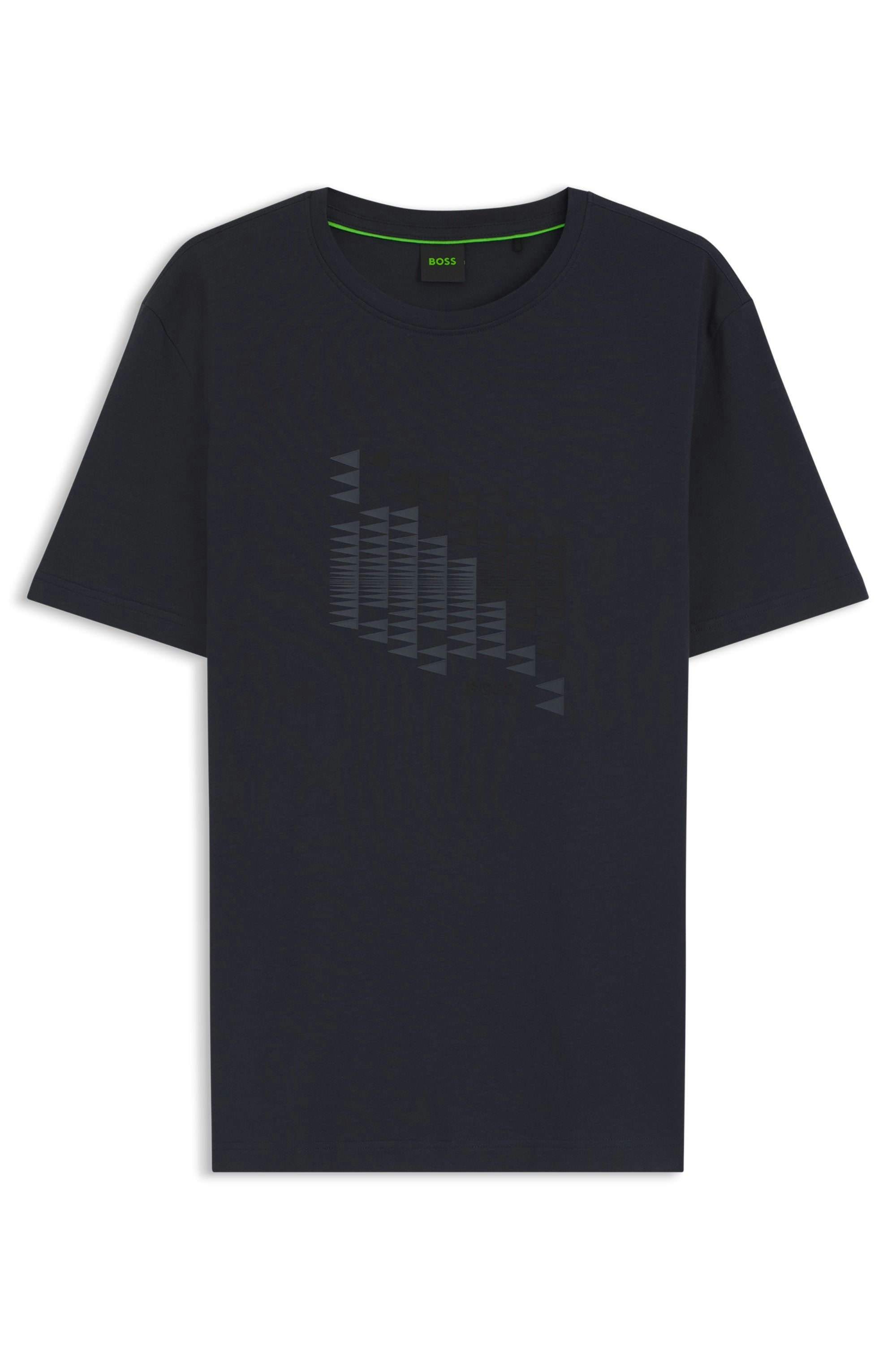 BOSS Green TS Network Flag Dark Blue T Shirt — view 2