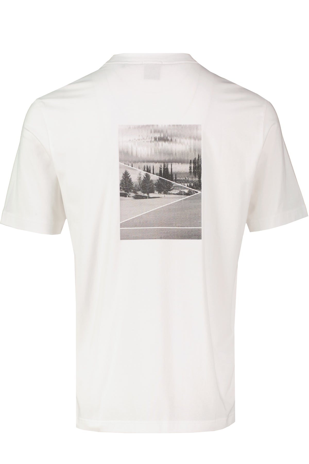 BOSS Green TS Network Photo 1 White T Shirt