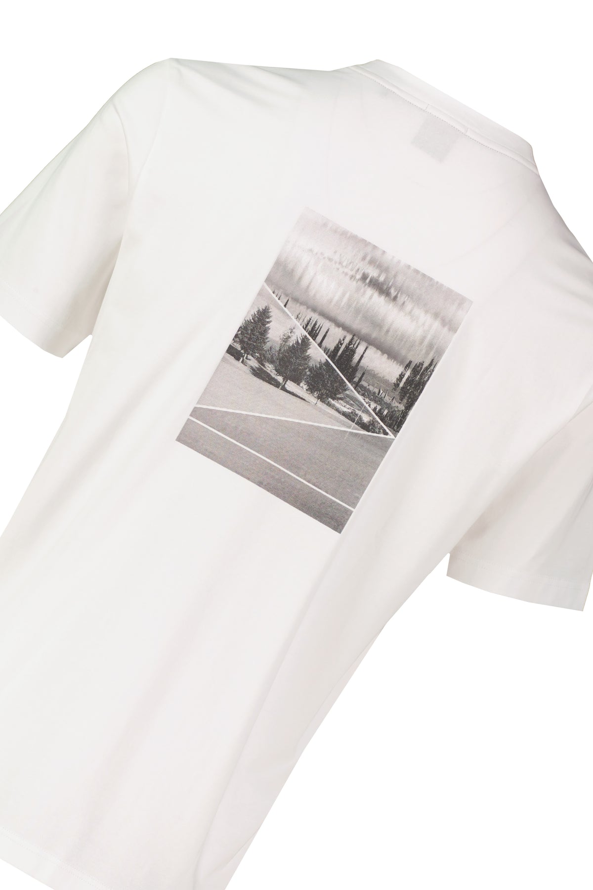 BOSS Green TS Network Photo 1 White T Shirt
