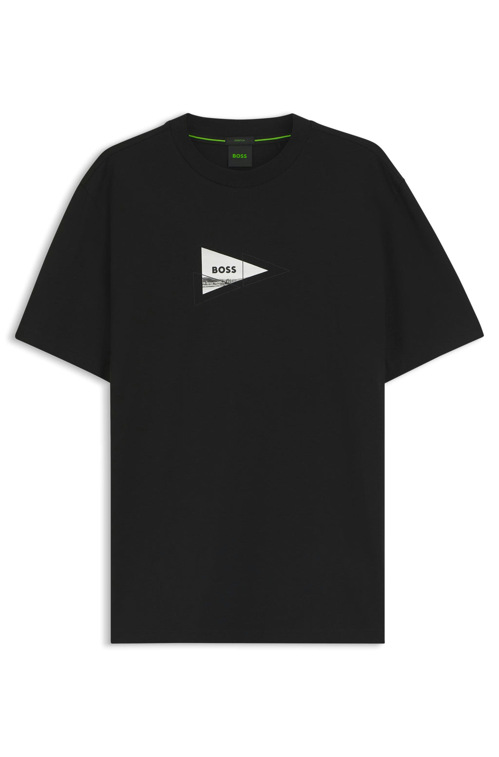 BOSS Green TS Network Photo Black T Shirt — view 2