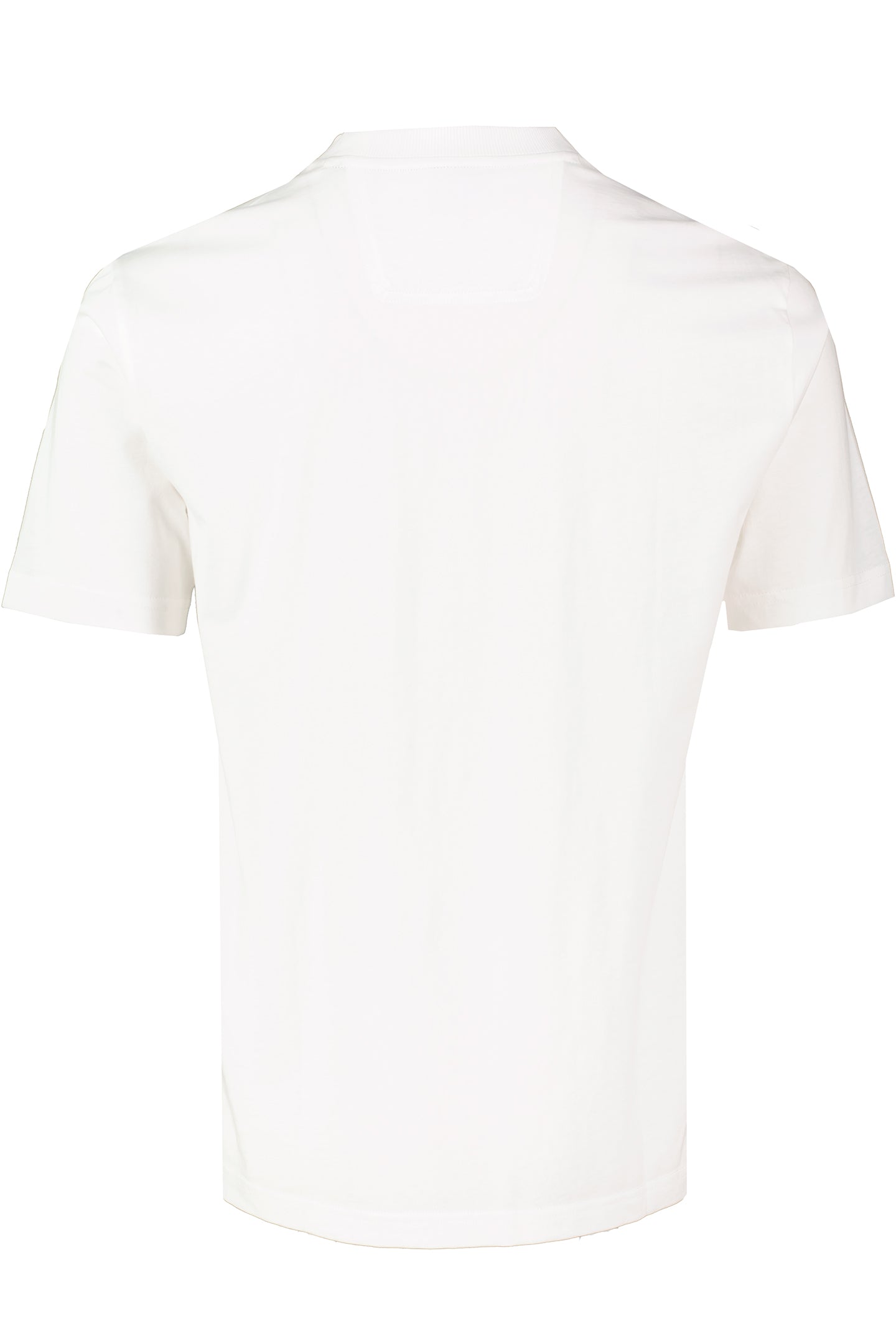 BOSS Green Tee Logo Rib White T Shirt