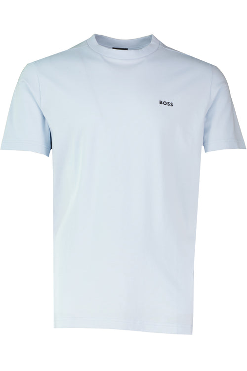 BOSS Green Tee Open Blue T Shirt