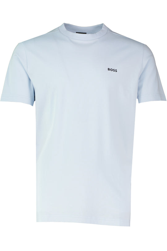 BOSS Green Tee Open Blue T Shirt
