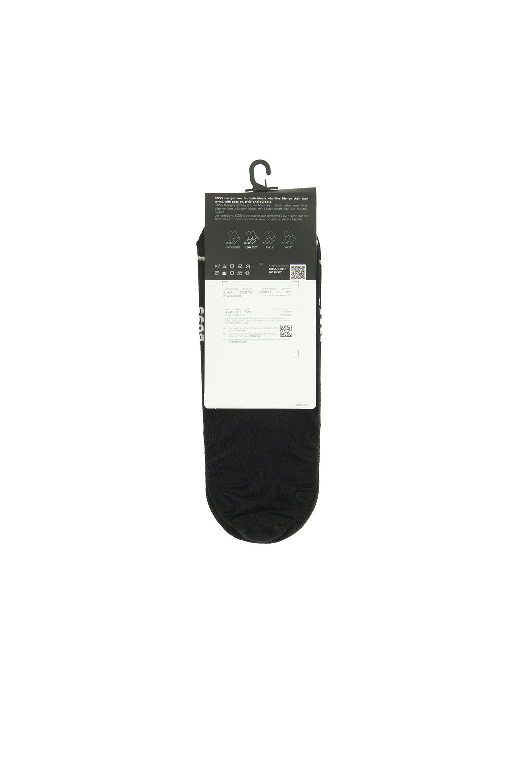 BOSS Bodywear & Swimwear 2P LC Iconic CC Black Socks — view 4