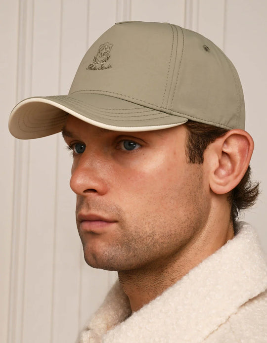 Belier Taupe Crest Logo Cap