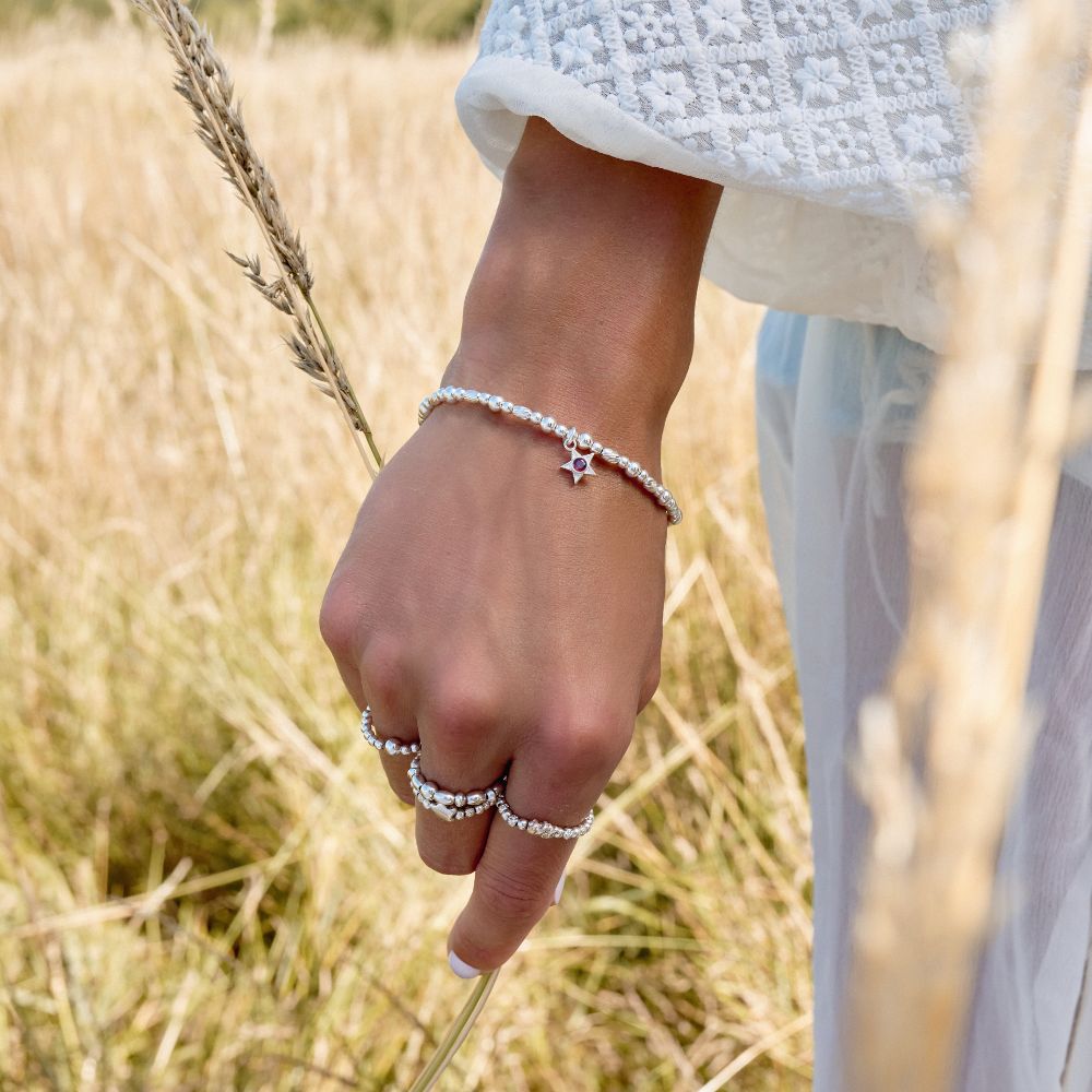ChloBo January Birthstone Bracelet-Sterling Silver.SBBCB3480