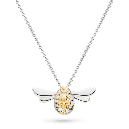 Kit Heath Blossom Flyte Honey Bee Necklace 90338GRP