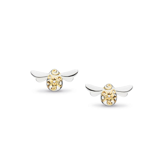 Kit Heath Blossom Flyte Honey Bee Stud Earrings