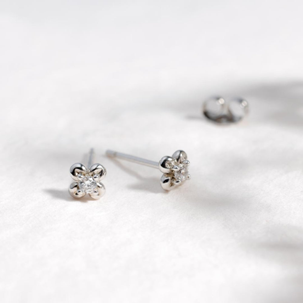 Kit Heath Blossom Flyte Honey Flower Glitz Mini Stud Earrings — view 3