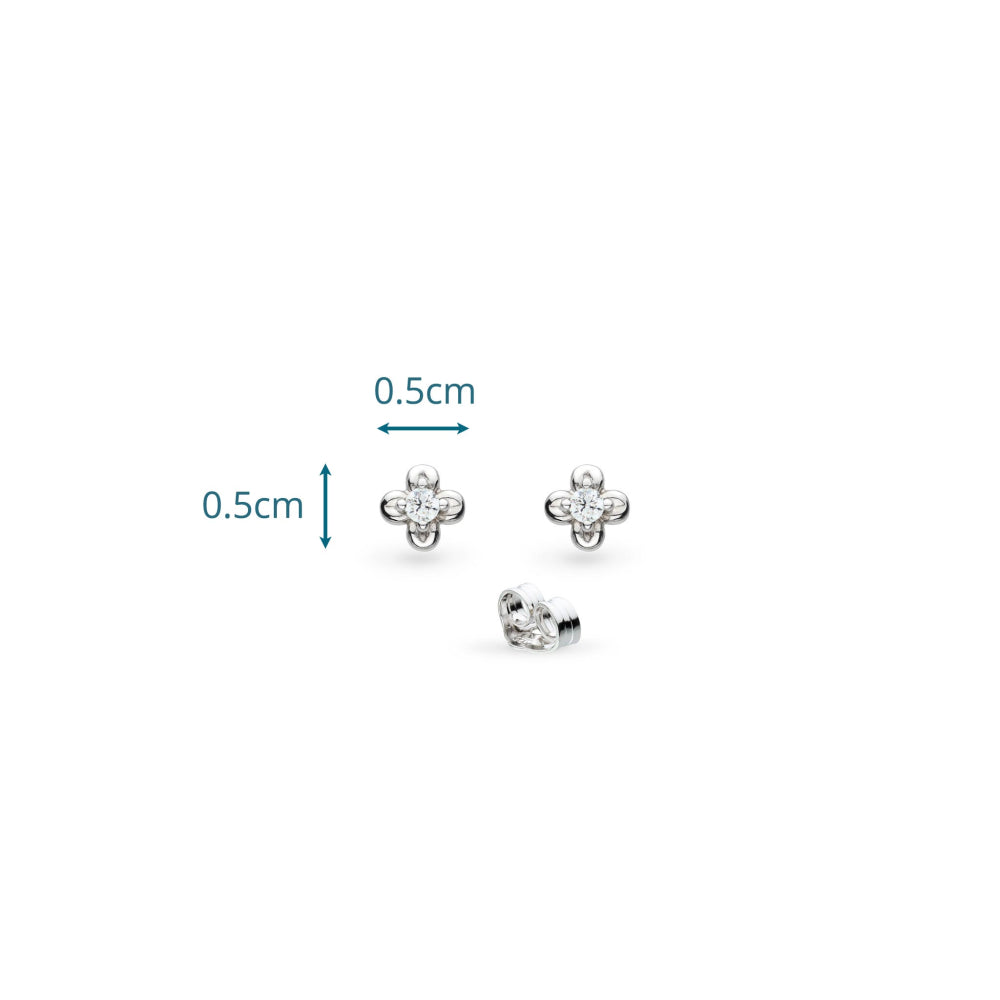 Kit Heath Blossom Flyte Honey Flower Glitz Mini Stud Earrings — view 4