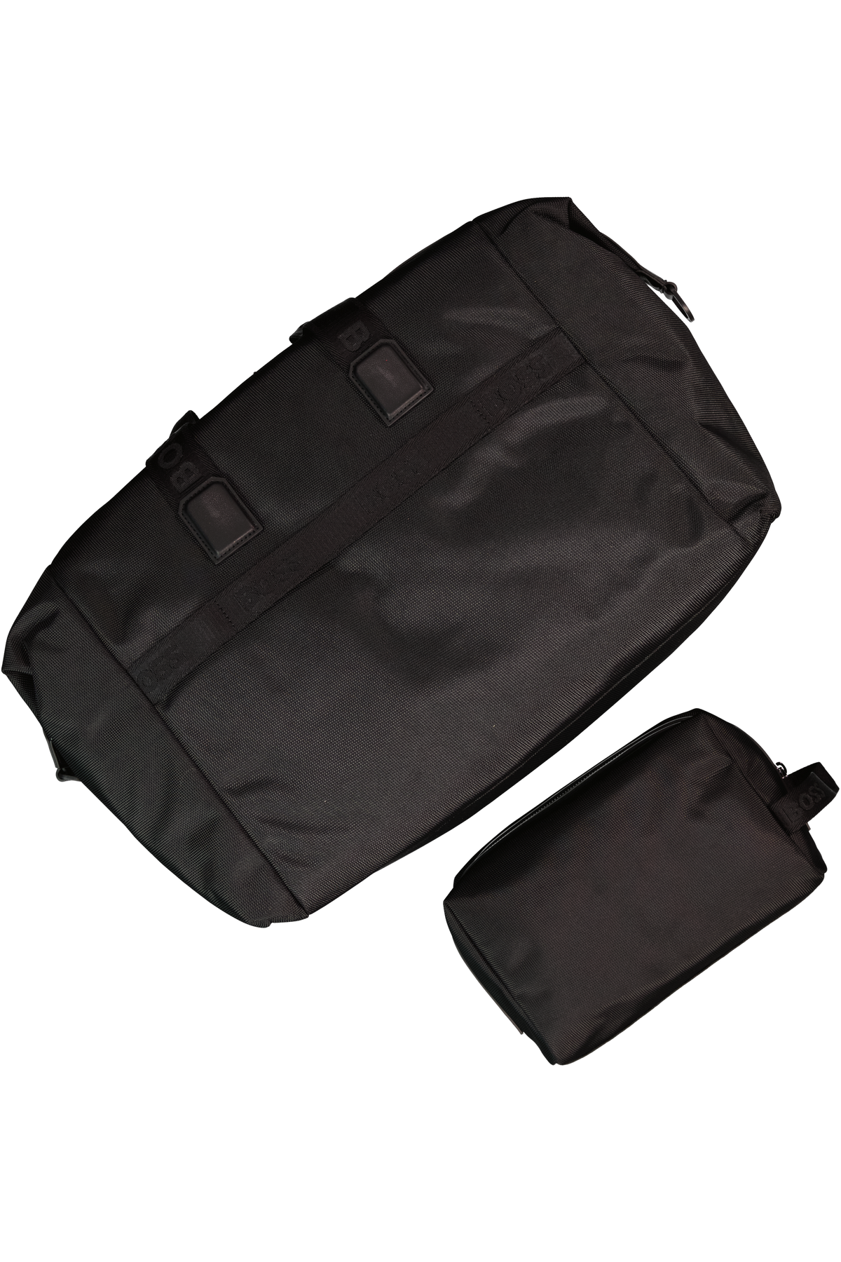 Men's BOSS Black Ray_N Black Soft Holdall Bag & Ray_N Black Wash Bag Two Piece Gift Set — view 2