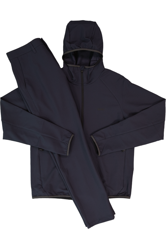 Mens BOSS Green L_Commuter Dark Blue Jacket & T_Commuter Trouser Tracksuit Set