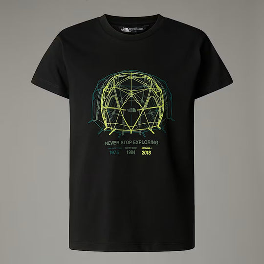 Boy's The North Face Black Graphic Relaxed T Shirt