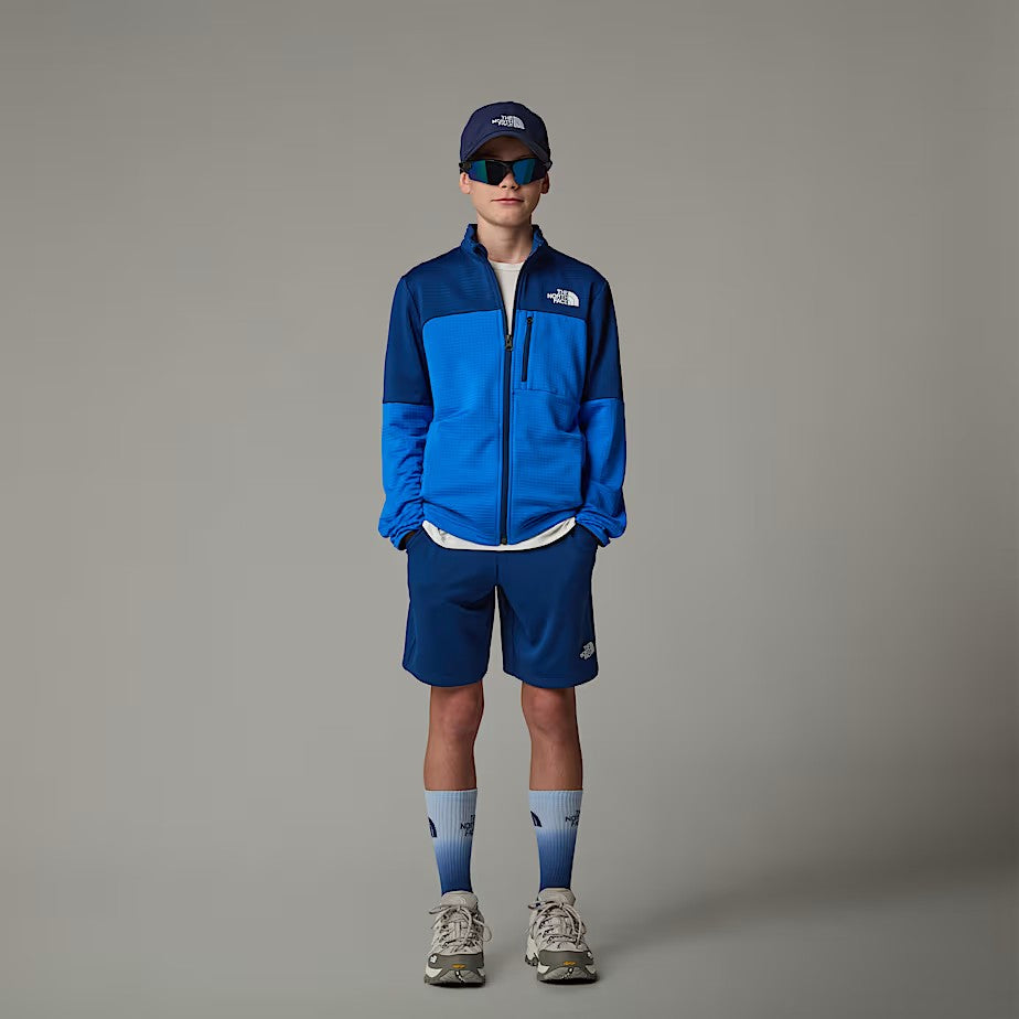 Boy's The North Face Hero Blue Midlayer Fleece Jacket — view 2