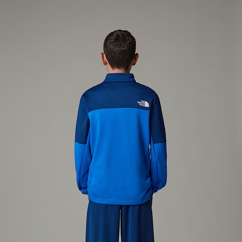 Boy's The North Face Hero Blue Midlayer Fleece Jacket — view 3