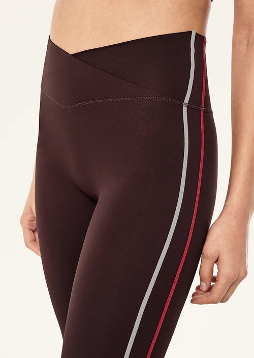 Women's P.E Nation Clarity Fl Legging In Dark Plum & Bittersweet & Soft Pink — view 2