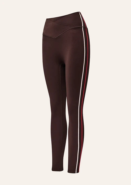 Women's P.E Nation Clarity Fl Legging In Dark Plum & Bittersweet & Soft Pink — view 4