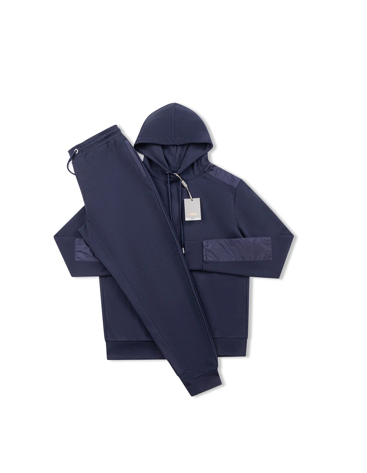 Men's Catini Coporto Hoodie in Navy & Coporto Joggers Tracksuit Set
