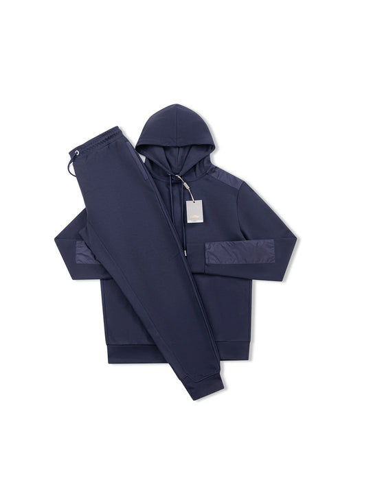 Men's Catini Coporto Hoodie in Navy & Coporto Joggers Tracksuit Set
