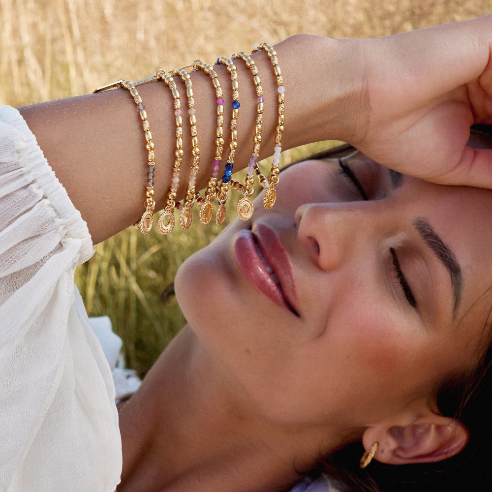 Kyanite-Throat Chakra Bracelet-GBKY767
