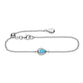 Kit Heath Silver Coast Pebble Synthetic Blue Opal Sider Bracelet