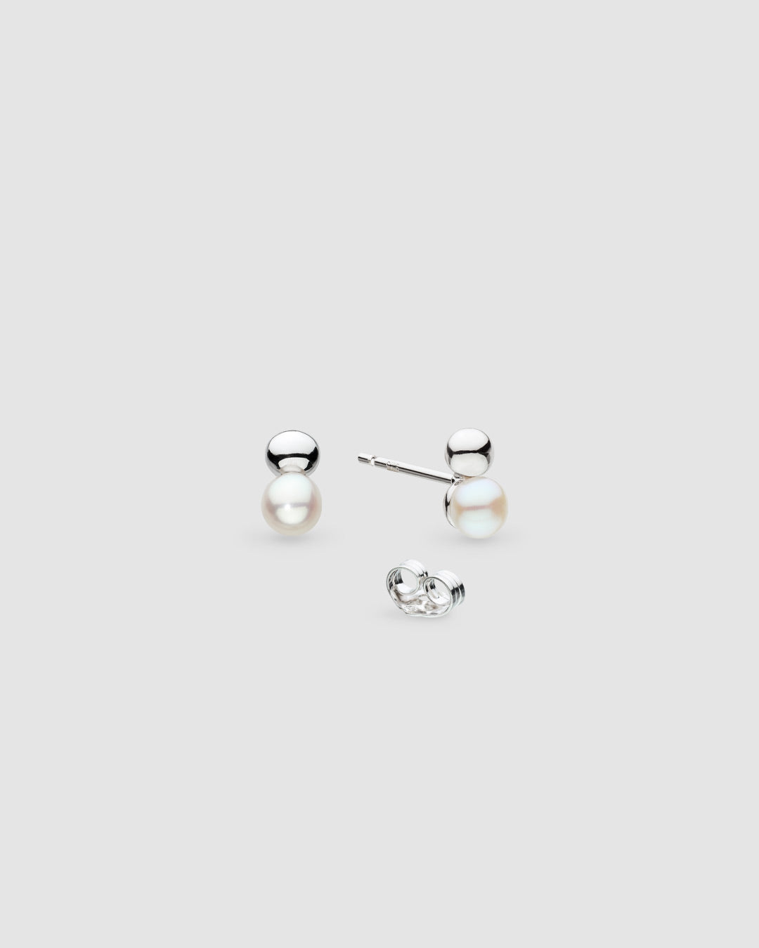 Coast Tumble Pearl Stud Earrings in sterling silver