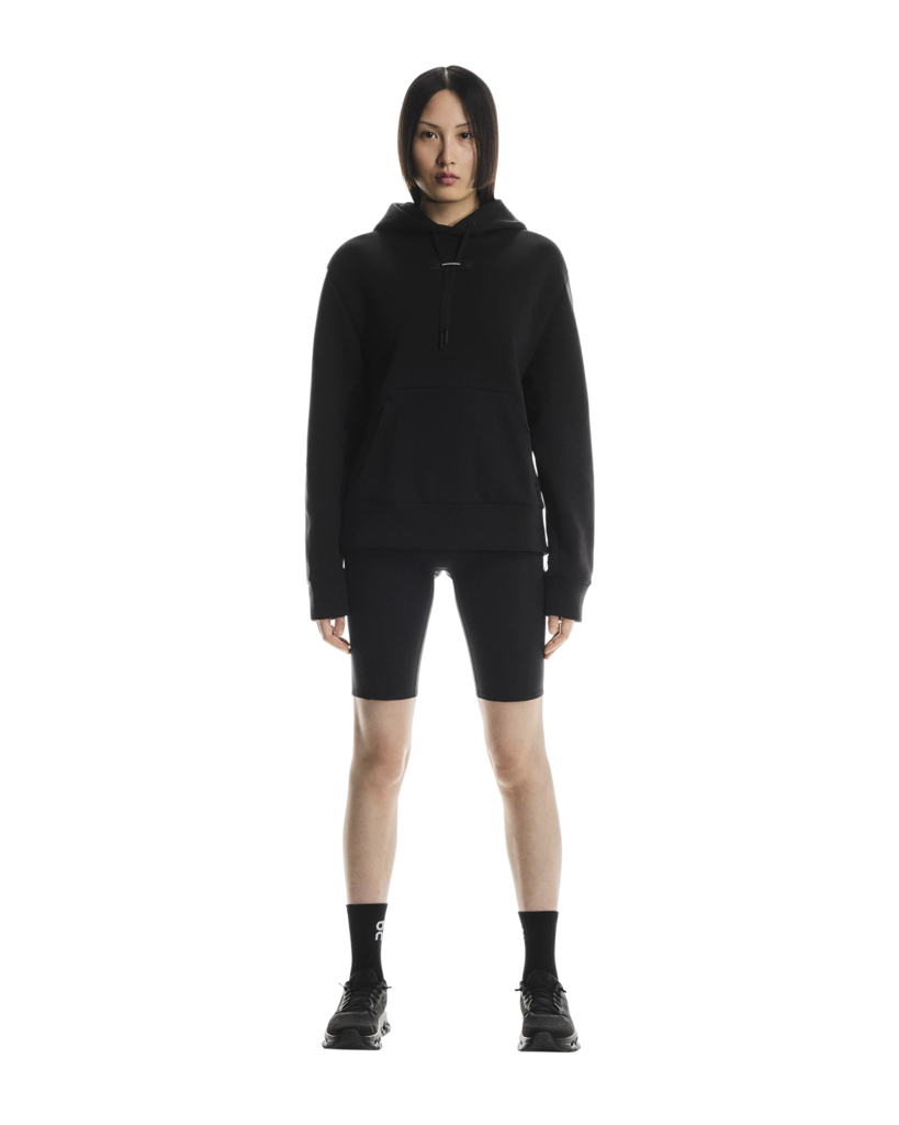 Women's On Running Focus Tech Hoodie Black — view 2