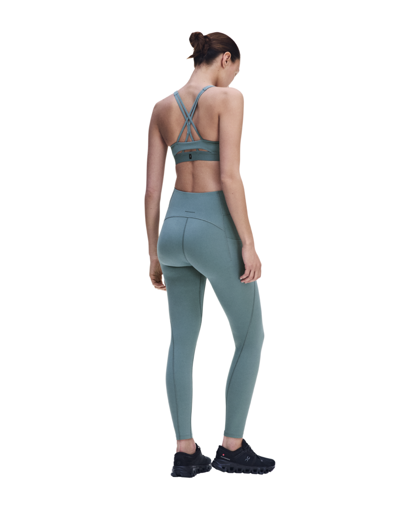 Women's On Running Studio Tights 2 Agave — view 3