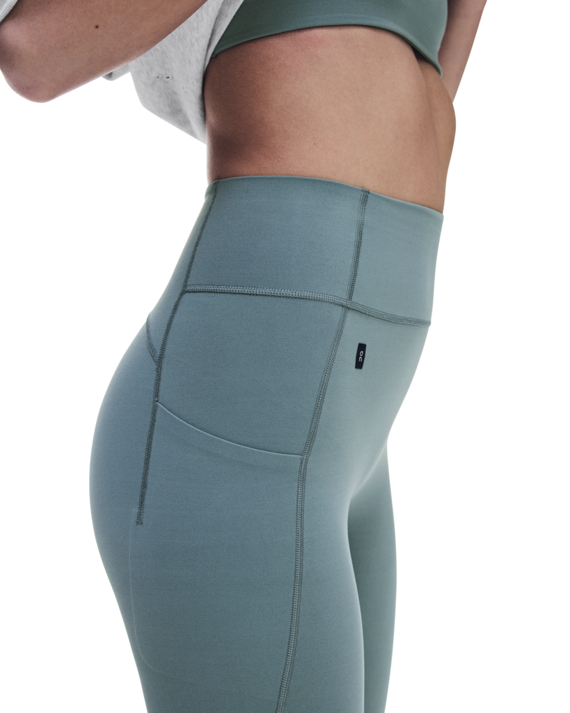 Women's On Running Studio Tights 2 Agave — view 2