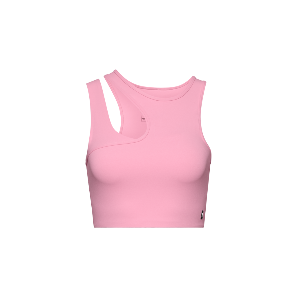 Women's On Running Studio Asymmetric Crop 1 Magnolia — view 8