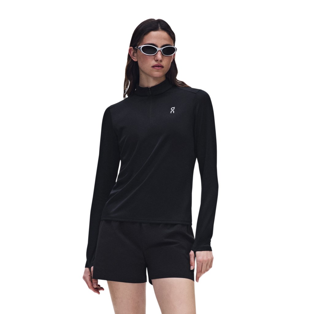 Women's On Running Core 1/4 Zip 1 Black — view 2